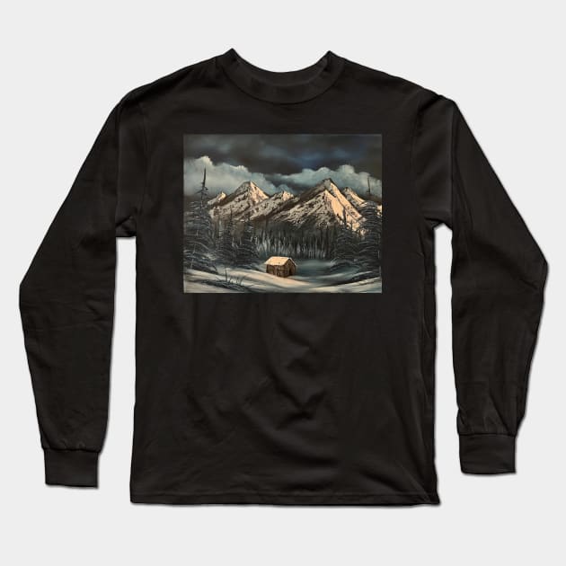 Evening Snow Long Sleeve T-Shirt by J&S mason